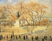 Camille Pissarro The statue of the morning sun oil on canvas